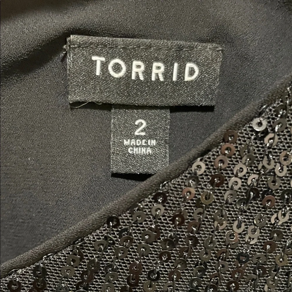Torrid Black Sequin Camisole - Picture 2 of 5